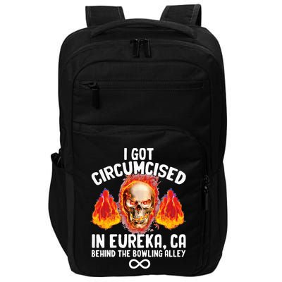 Circumcised Bowling Oddly Specific Humor Weird Impact Tech Backpack