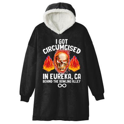 Circumcised Bowling Oddly Specific Humor Weird Hooded Wearable Blanket