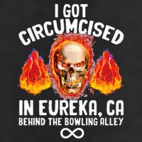 Circumcised Bowling Oddly Specific Humor Weird Premium Pullover Hoodie