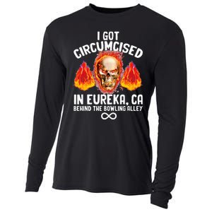 Circumcised Bowling Oddly Specific Humor Weird Cooling Performance Long Sleeve Crew