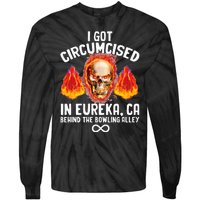 Circumcised Bowling Oddly Specific Humor Weird Tie-Dye Long Sleeve Shirt