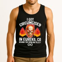 Circumcised Bowling Oddly Specific Humor Weird Tank Top