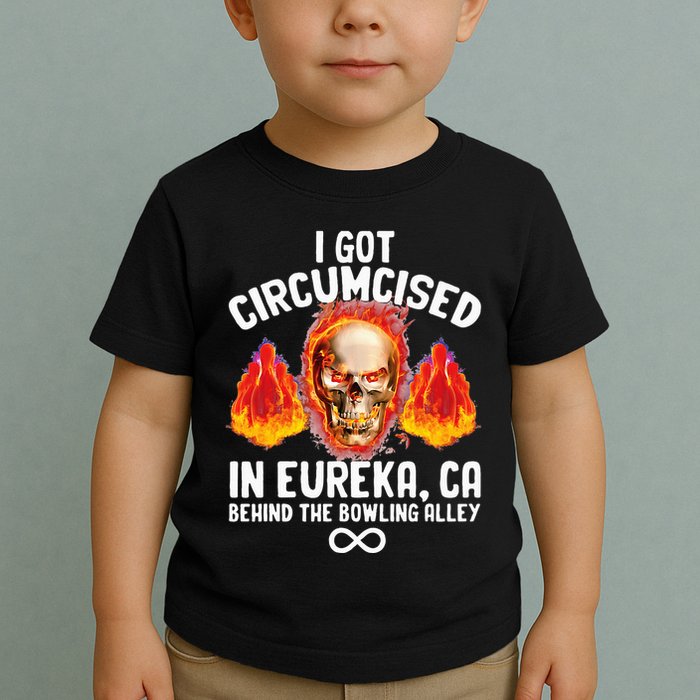 Circumcised Bowling Oddly Specific Humor Weird Toddler T-Shirt