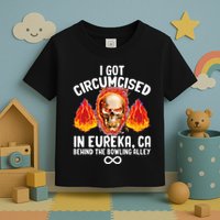 Circumcised Bowling Oddly Specific Humor Weird Toddler T-Shirt