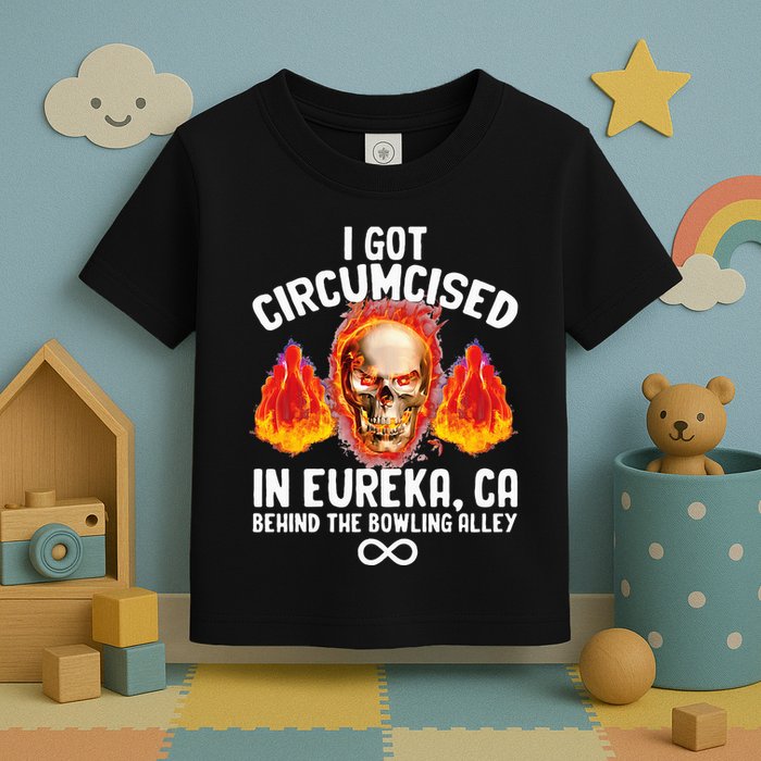 Circumcised Bowling Oddly Specific Humor Weird Toddler T-Shirt