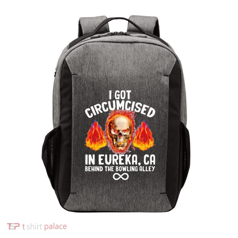 Circumcised Bowling Oddly Specific Humor Weird Vector Backpack