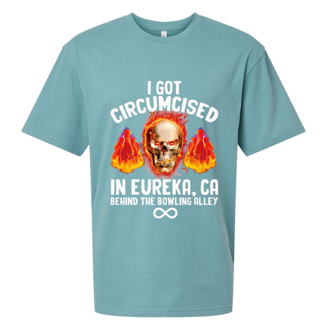 Circumcised Bowling Oddly Specific Humor Weird Sueded Cloud Jersey T-Shirt
