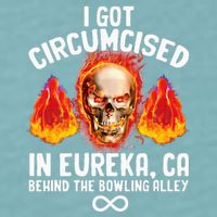 Circumcised Bowling Oddly Specific Humor Weird Sueded Cloud Jersey T-Shirt
