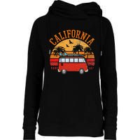 California Beach Outfit Hippie Van Surf Tee Vintage Surfer Womens Funnel Neck Pullover Hood