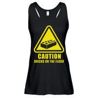Caution Bricks On Floor Building Blocks Master Builder Ladies Essential Flowy Tank