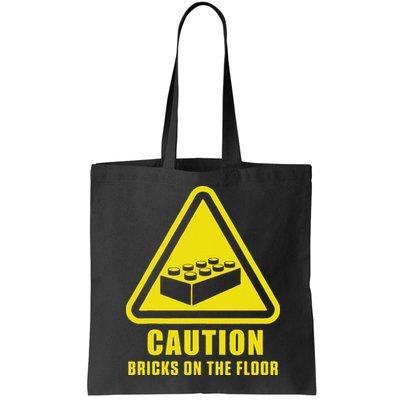 Caution Bricks On Floor Building Blocks Master Builder Bag