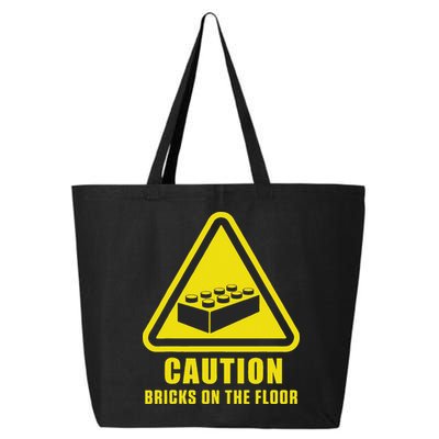 Caution Bricks On Floor Building Blocks Master Builder 25L Jumbo Tote