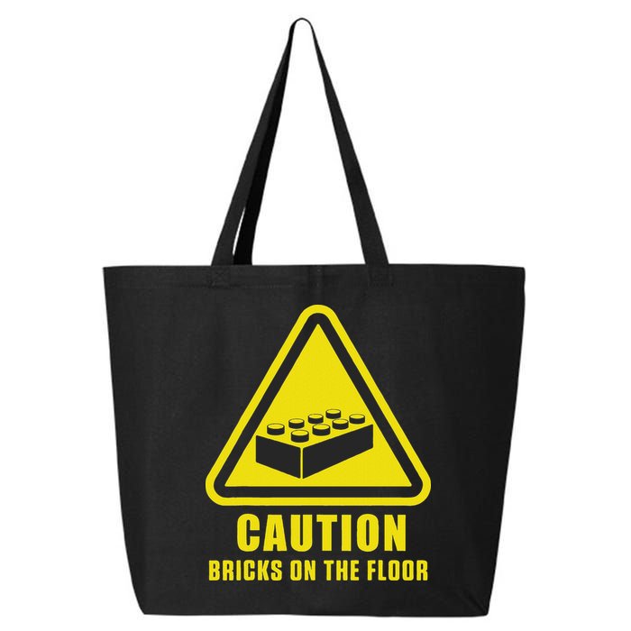 Caution Bricks On Floor Building Blocks Master Builder 25L Jumbo Tote