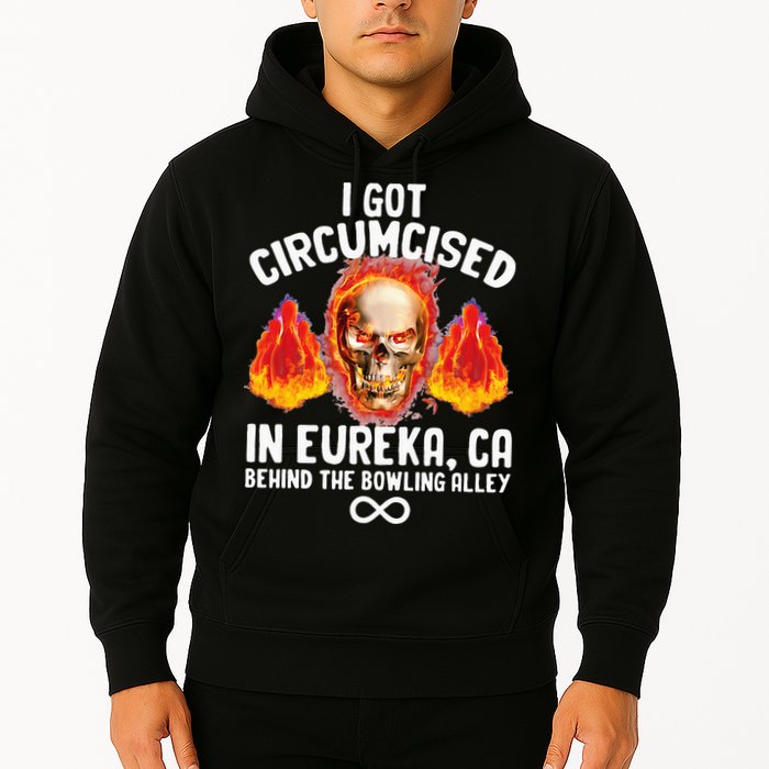 Circumcised Bowling Oddly Specific Humor Weird Funny Meme Hoodie