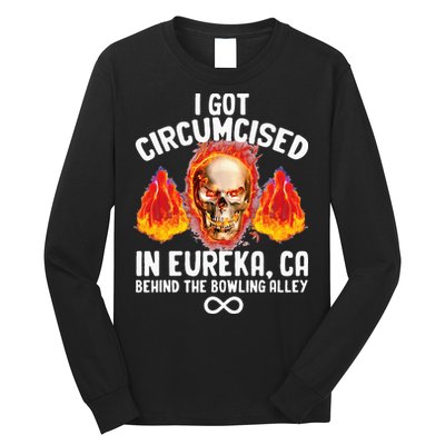 Circumcised Bowling Oddly Specific Humor Weird Funny Meme Long Sleeve Shirt