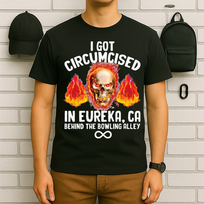 Circumcised Bowling Oddly Specific Humor Weird Funny Meme T-Shirt