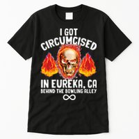 Circumcised Bowling Oddly Specific Humor Weird Funny Meme Tall T-Shirt