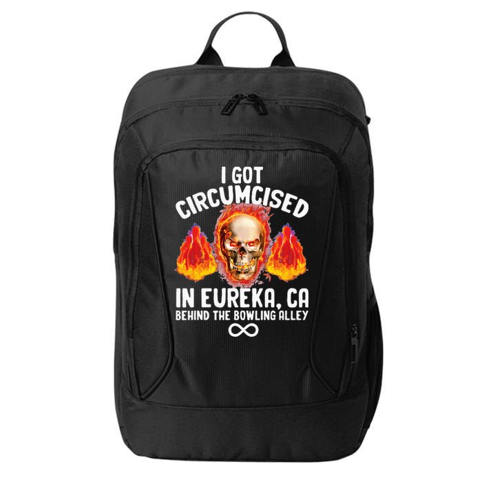 Circumcised Bowling Oddly Specific Humor Weird Funny Meme City Backpack