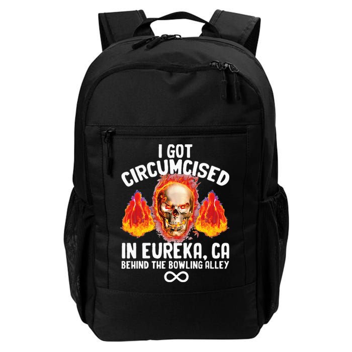 Circumcised Bowling Oddly Specific Humor Weird Funny Meme Backpack