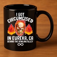 Circumcised Bowling Oddly Specific Humor Weird Funny Meme 11oz C Handle Ceramic Mug
