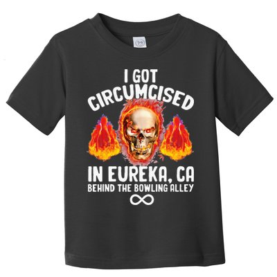 Circumcised Bowling Oddly Specific Humor Weird Funny Meme Toddler T-Shirt