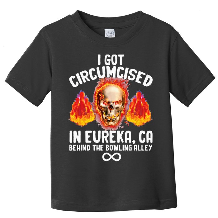 Circumcised Bowling Oddly Specific Humor Weird Funny Meme Toddler T-Shirt