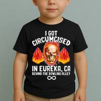 Circumcised Bowling Oddly Specific Humor Weird Funny Meme Toddler T-Shirt