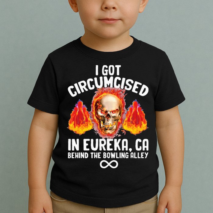 Circumcised Bowling Oddly Specific Humor Weird Funny Meme Toddler T-Shirt