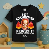 Circumcised Bowling Oddly Specific Humor Weird Funny Meme Toddler T-Shirt