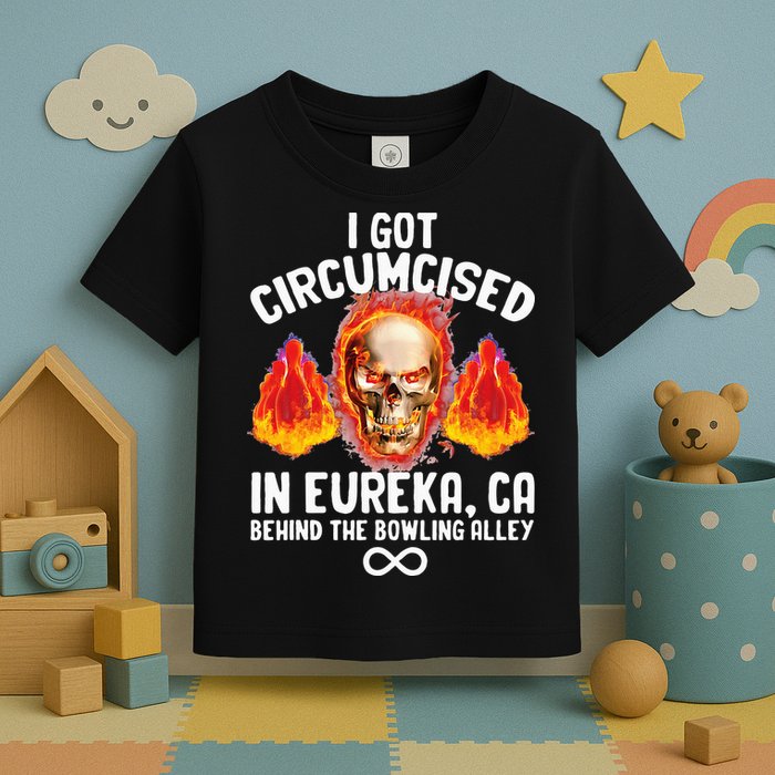 Circumcised Bowling Oddly Specific Humor Weird Funny Meme Toddler T-Shirt