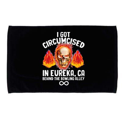Circumcised Bowling Oddly Specific Humor Weird Funny Meme Microfiber Hand Towel