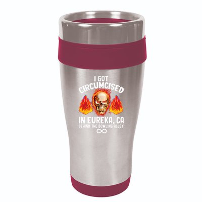 Circumcised Bowling Oddly Specific Humor Weird Funny Meme 16oz Travel Tumbler