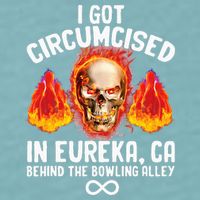 Circumcised Bowling Oddly Specific Humor Weird Funny Meme Sueded Cloud Jersey T-Shirt
