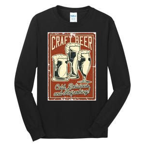 Craft Beer Old Delicious And Refreshing Tall Long Sleeve T-Shirt