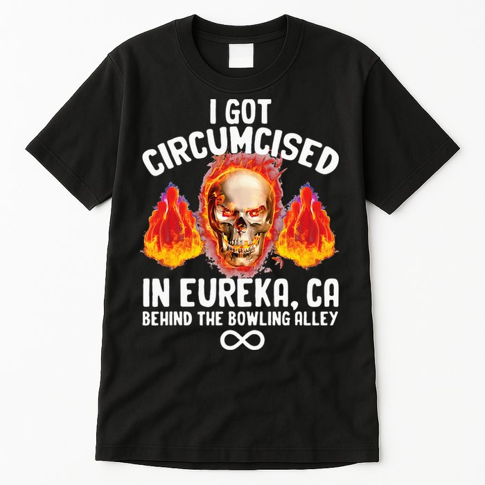 Circumcised Bowling Oddly Specific Humor Weird Funny Meme Tall T-Shirt
