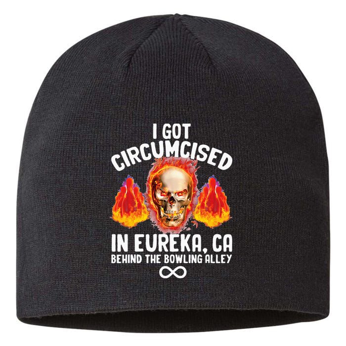 Circumcised Bowling Oddly Specific Humor Weird Funny Meme Sustainable Beanie