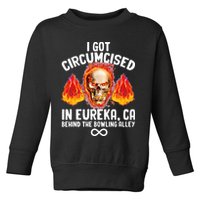 Circumcised Bowling Oddly Specific Humor Weird Funny Meme Toddler Sweatshirt
