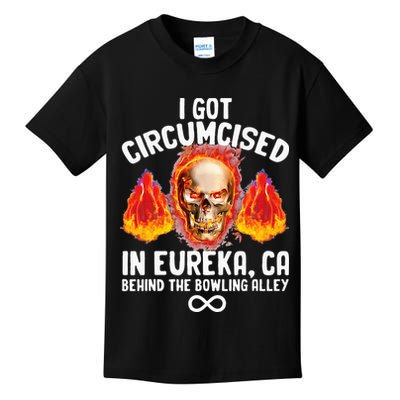 Circumcised Bowling Oddly Specific Humor Weird Funny Meme Kids T-Shirt