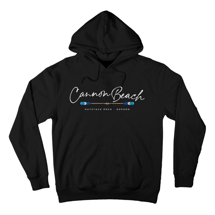 Cannon Beach Oregon Oars Hoodie