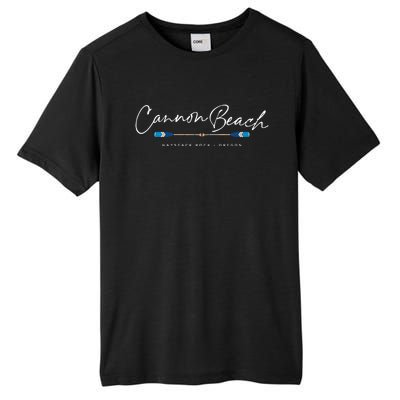 Cannon Beach Oregon Oars Tall Fusion ChromaSoft Performance T-Shirt