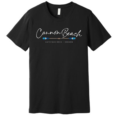 Cannon Beach Oregon Oars Premium T-Shirt