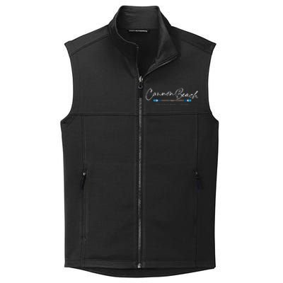 Cannon Beach Oregon Oars Collective Smooth Fleece Vest