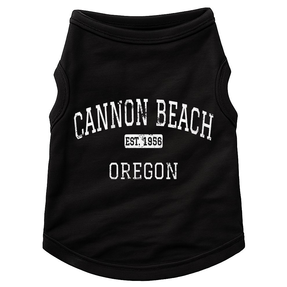 Cannon Beach Oregon Or Vintage Doggie Tank