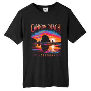 Cannon Beach Oregon Travel Summer Family Vacation Tall Fusion ChromaSoft Performance T-Shirt