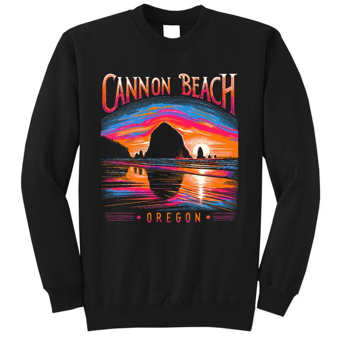 Cannon Beach Oregon Travel Summer Family Vacation Tall Sweatshirt