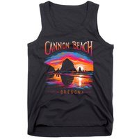 Cannon Beach Oregon Travel Summer Family Vacation Tank Top