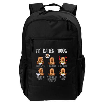 Capybara Bowl Of Ramen My Ramen Moods Funny Capibara Daily Commute Backpack