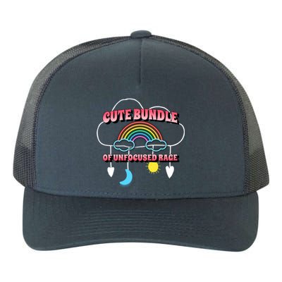 Cute Bundle Of Unfocused Rage Rainbow Pastel Goth Kawaii Cool Gift Yupoong Adult 5-Panel Trucker Hat