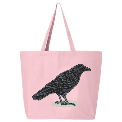Crow Bird O White Surface 25L Jumbo Tote