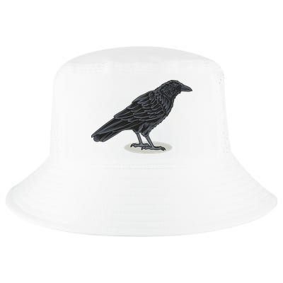 Crow Bird O White Surface Cool Comfort Performance Bucket Hat